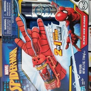 Marvel Spider-Man 2in1 super web or water slinger toy new‎